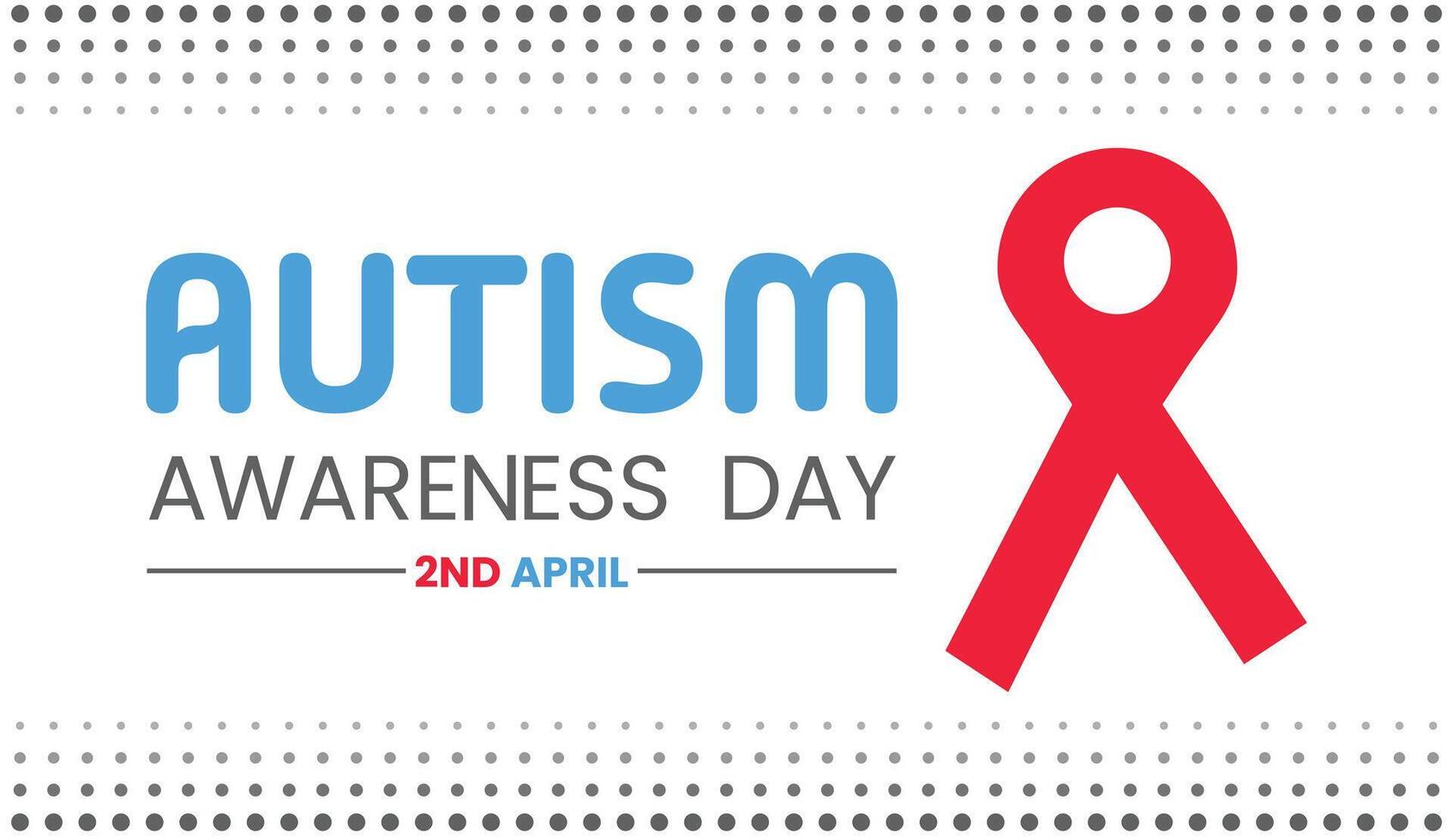 wereld autisme bewustzijn dag een reis door autisme vector