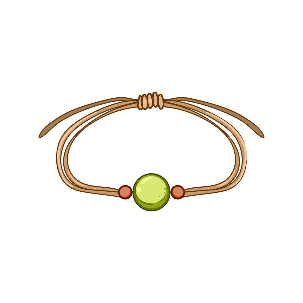 sieraden hippie vriendschap armbanden tekenfilm vector illustratie