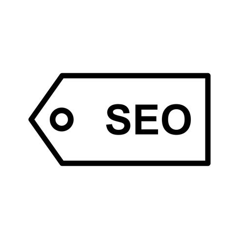 vector seo labelpictogram