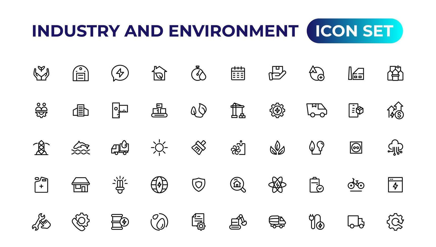 reeks van schets pictogrammen verwant naar groente, hernieuwbaar energie, alternatief bronnen energie. eco icoon collectie.overzicht icoon verzameling. vector