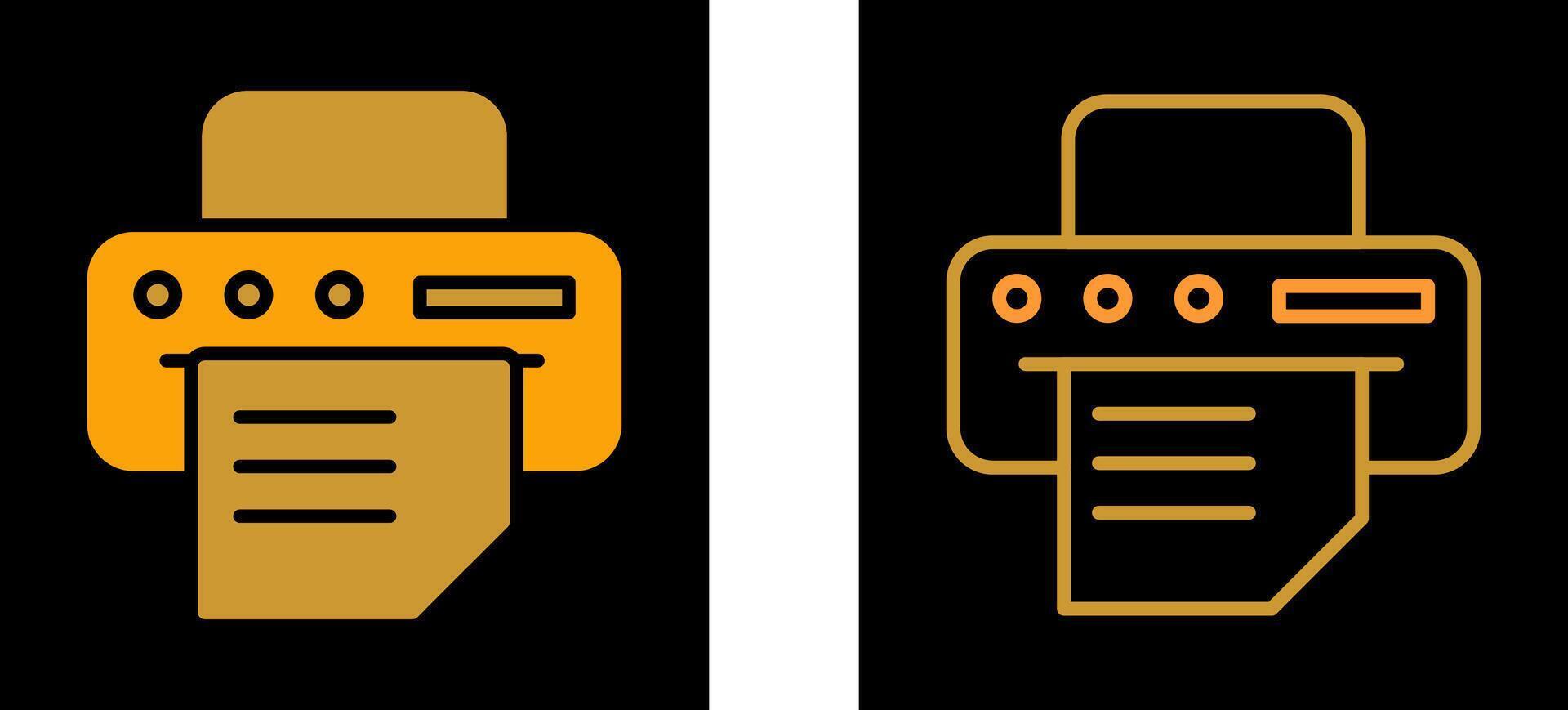 printer vector pictogram