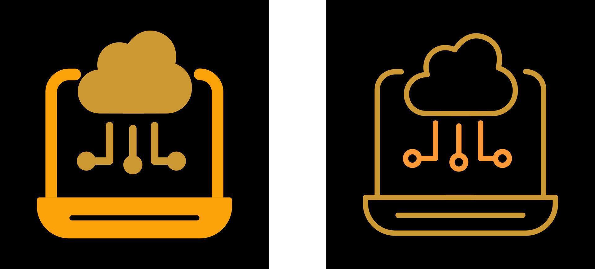 cloud computing vector icon