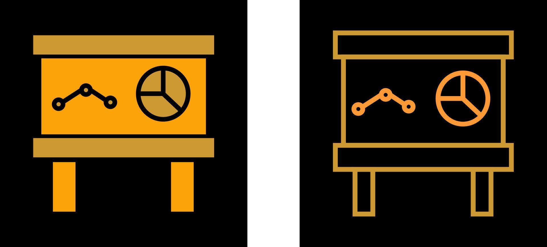 presentatie vector pictogram