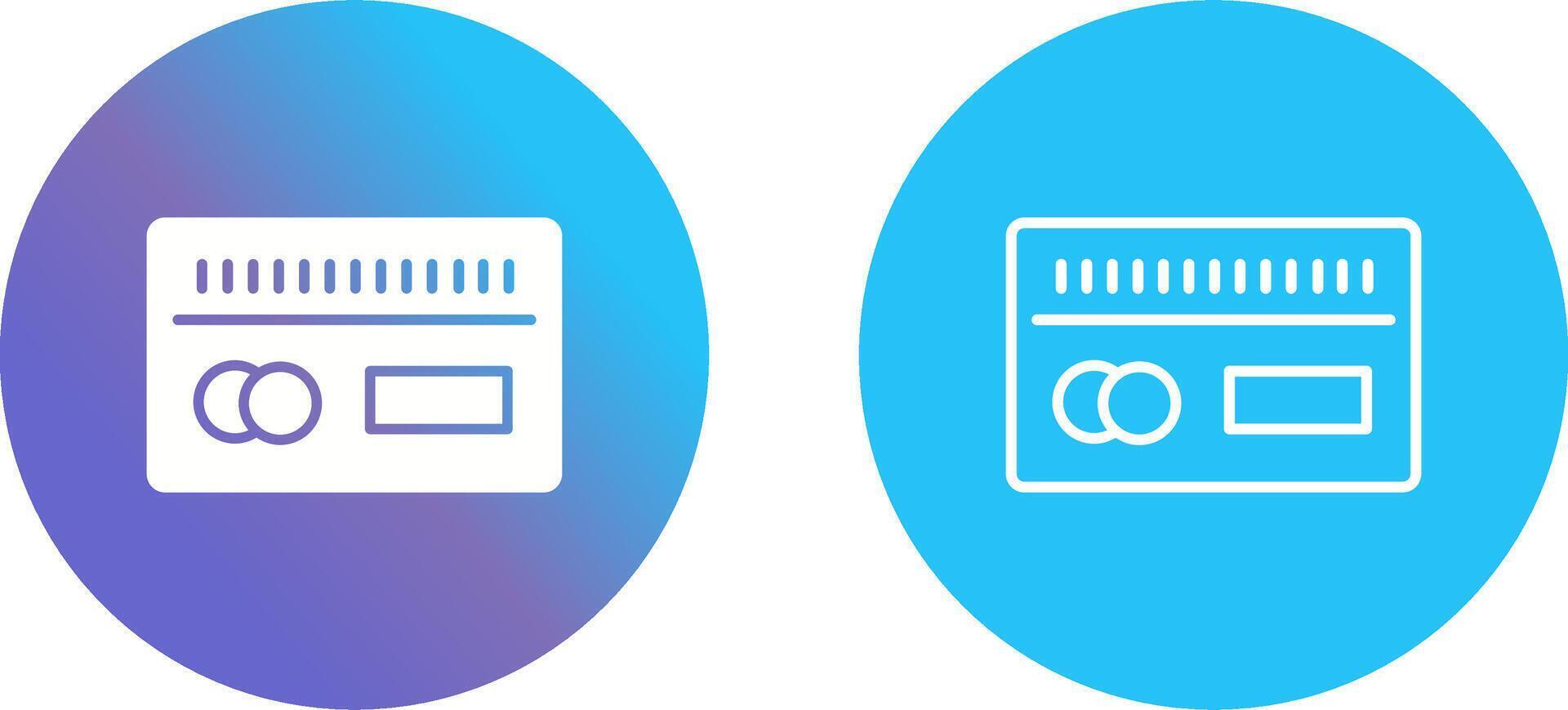 creditcard vector pictogram