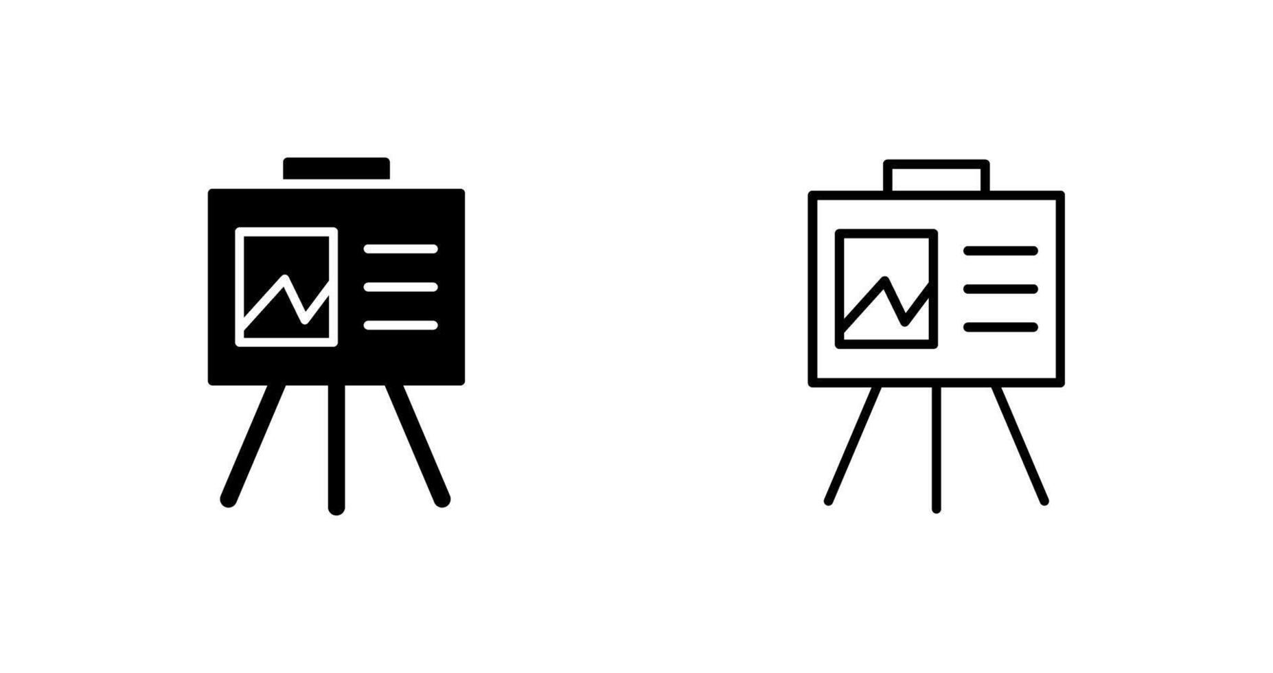 presentatie vector pictogram