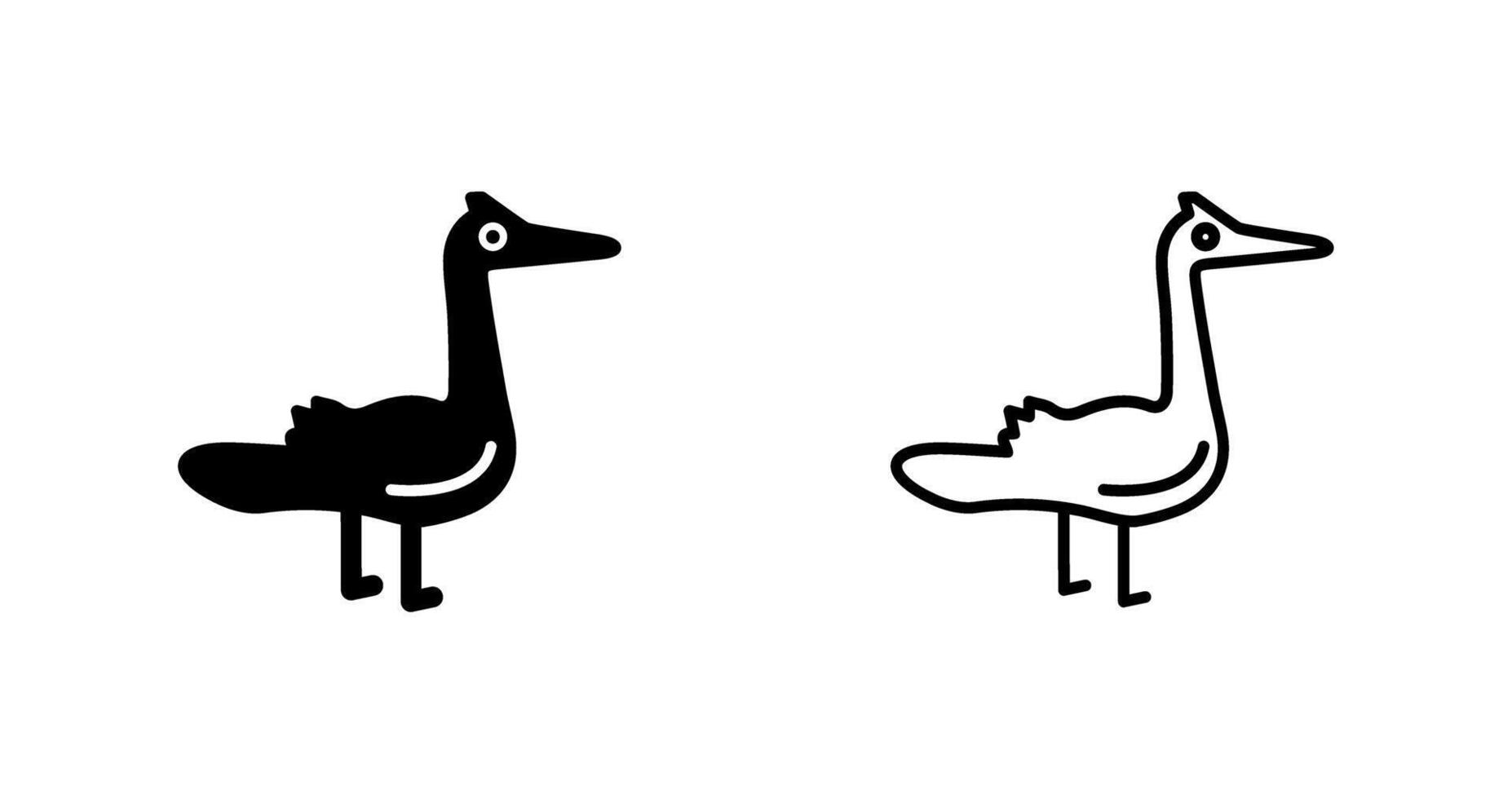 flamingo vector pictogram