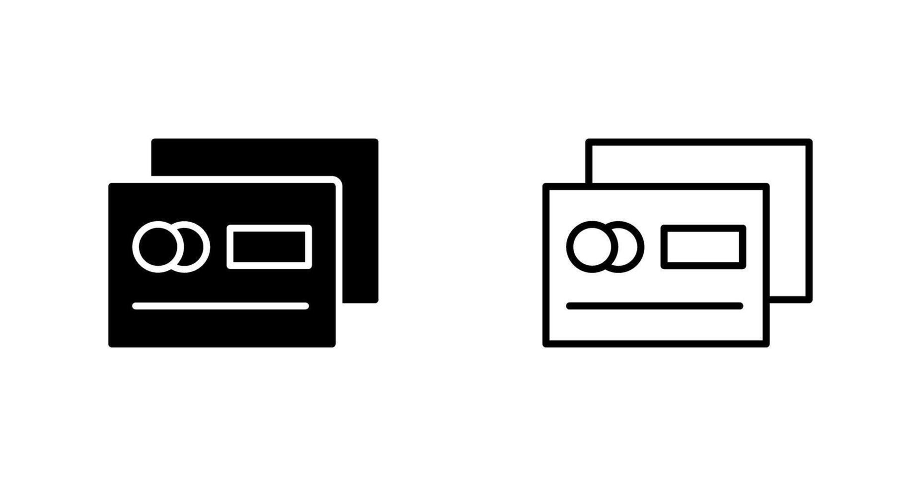 ATM-kaart vector pictogram