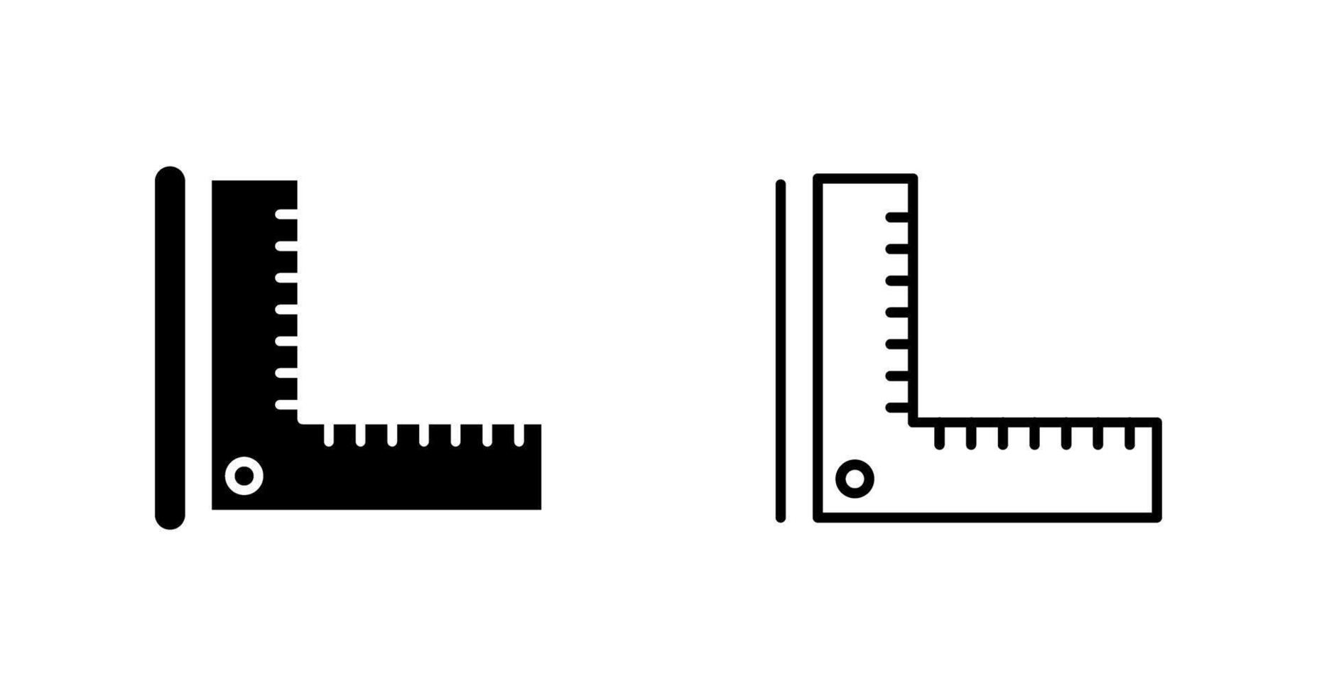 liniaal vector pictogram