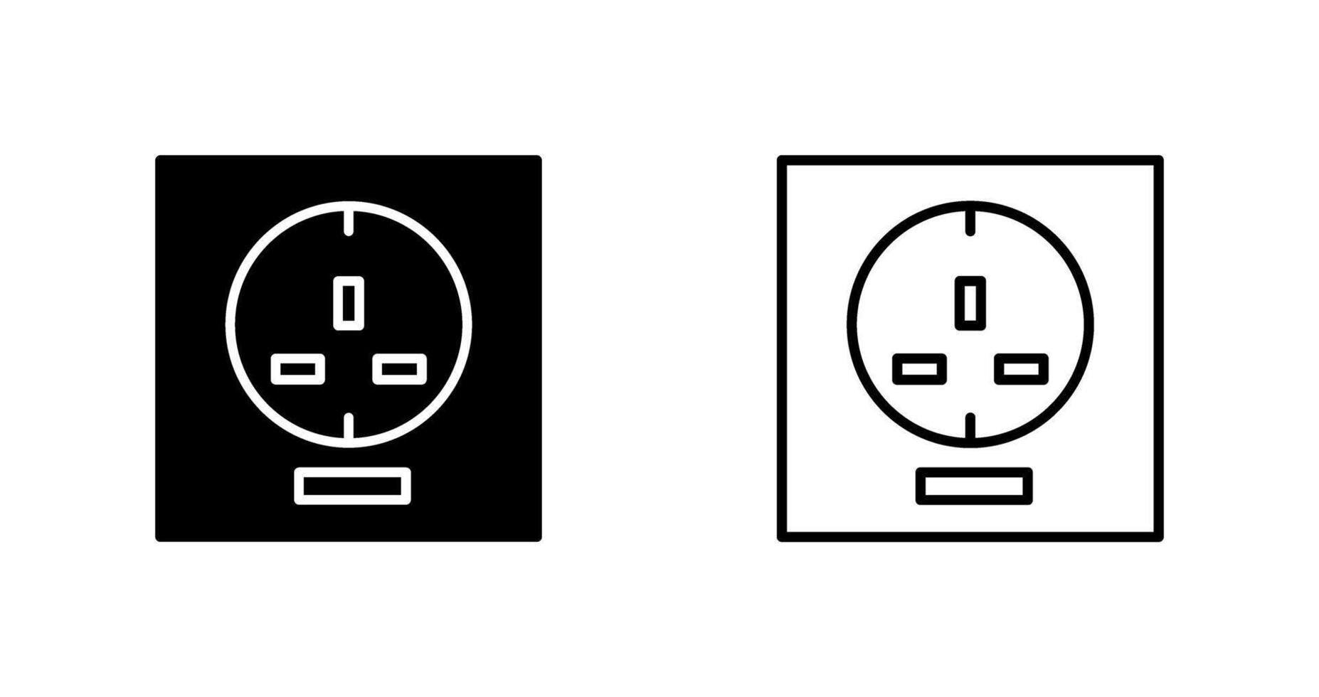 stopcontact vector pictogram