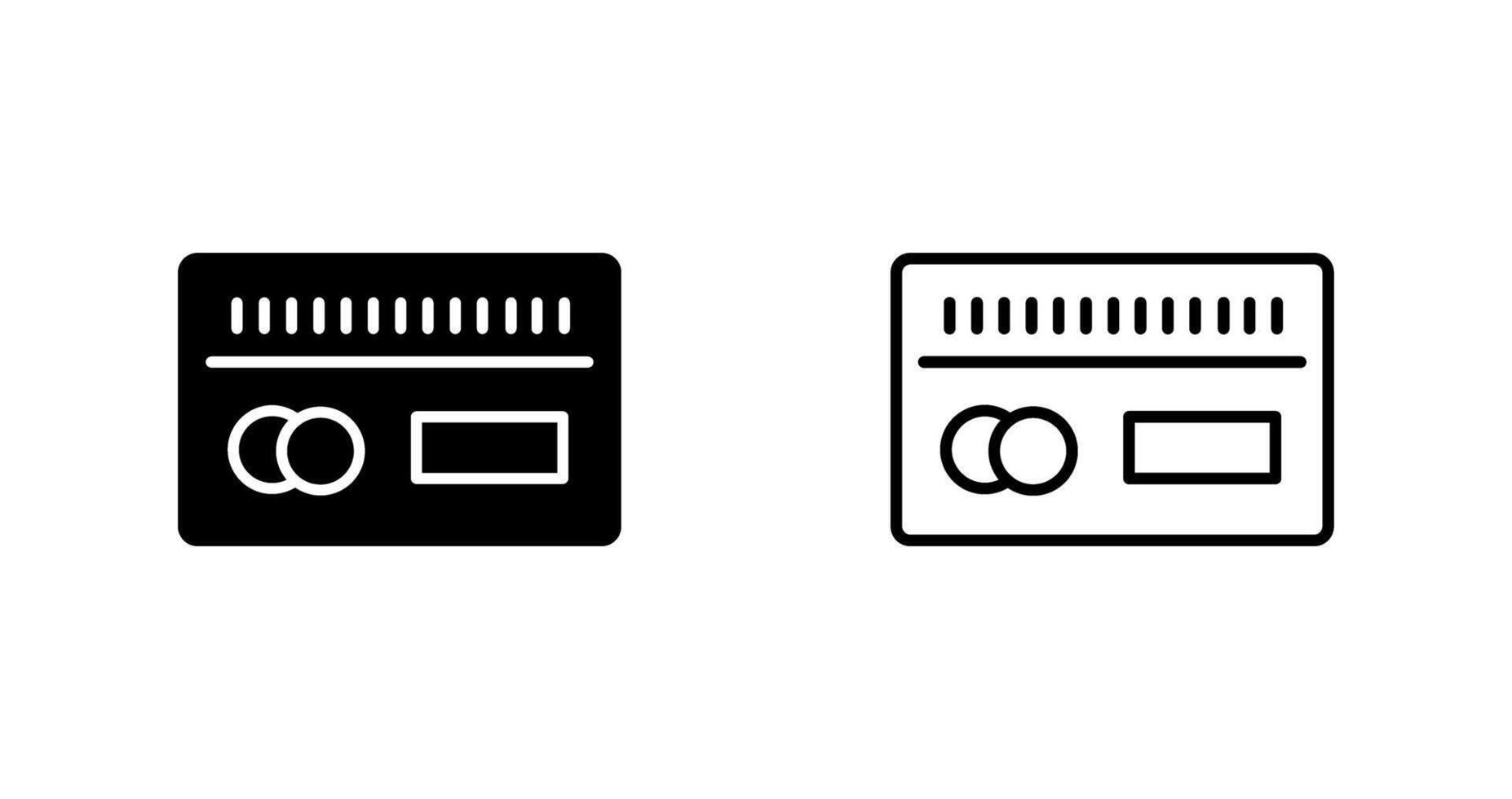 creditcard vector pictogram