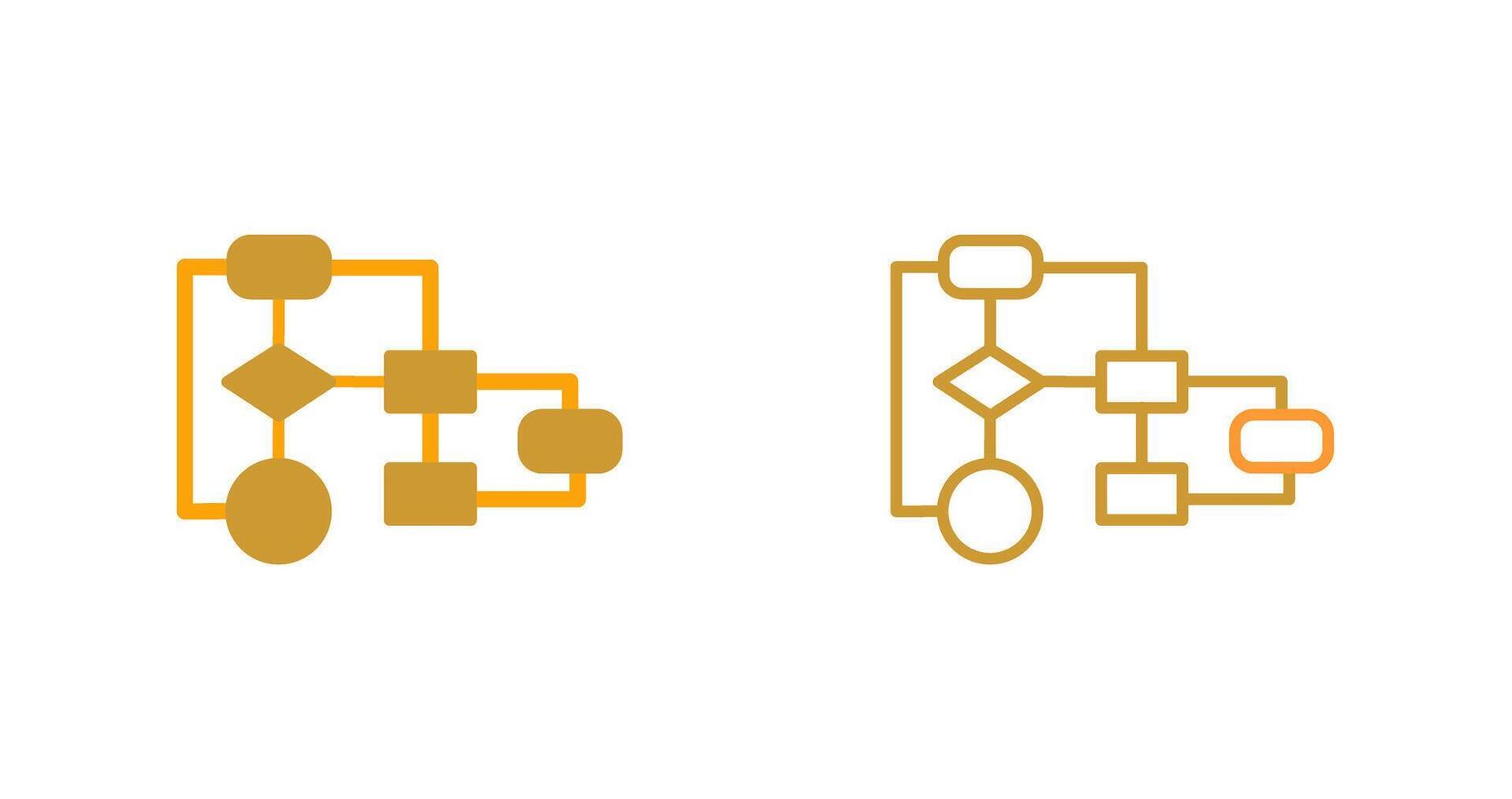 stroomdiagram vector pictogram