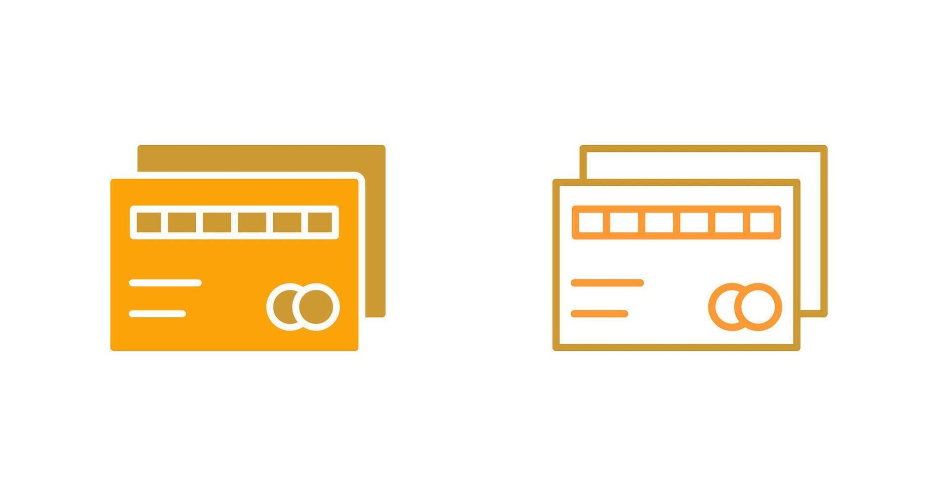 ATM-kaart vector pictogram