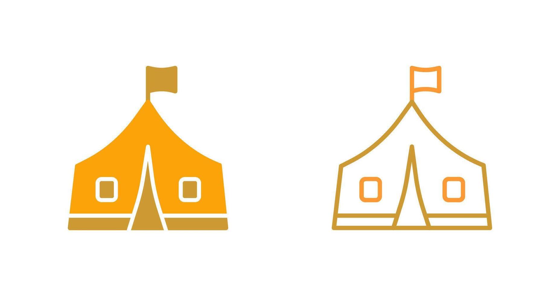 tent vector pictogram