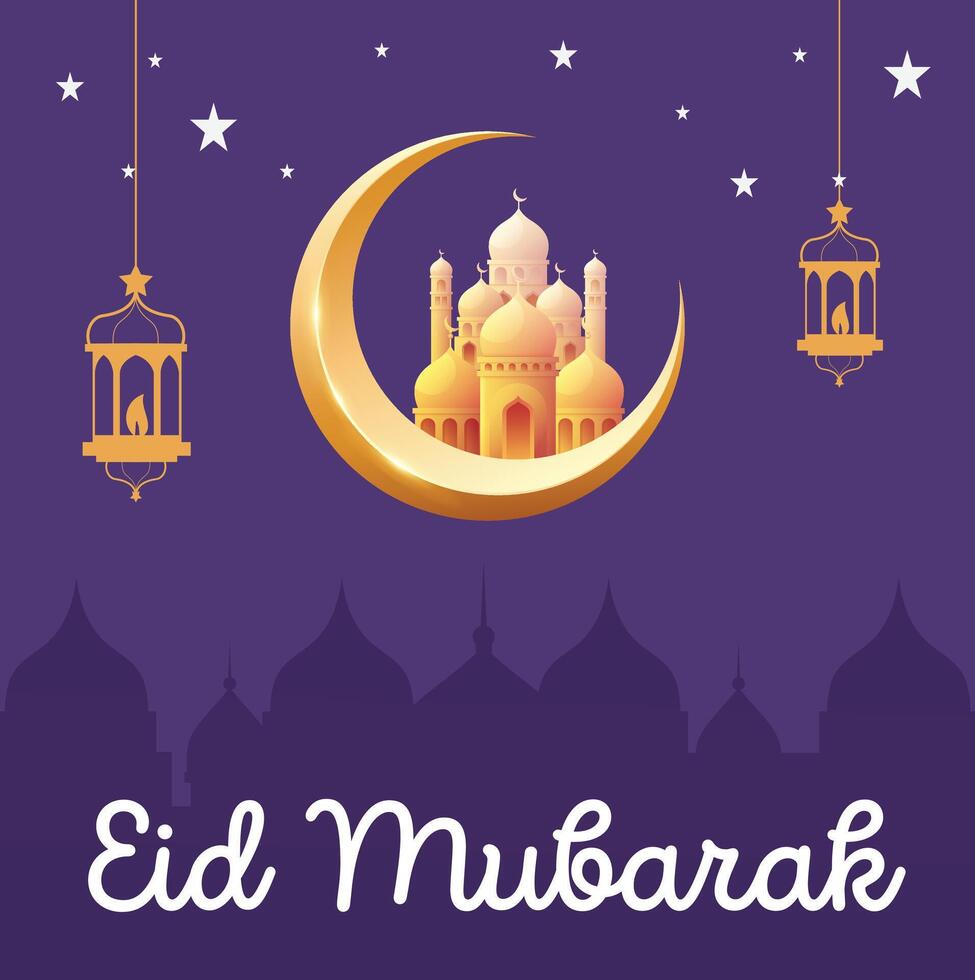 eid mubarak achtergrond icoon vector illustratie ontwerp grafisch