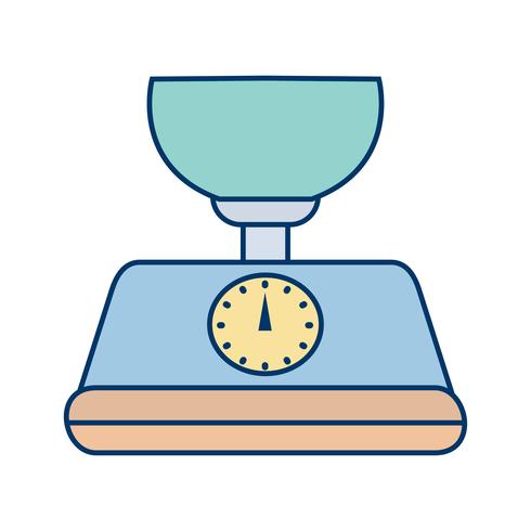 Vector weging machine pictogram