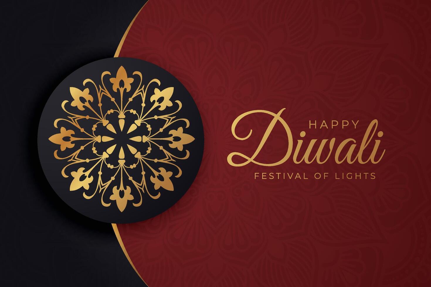 diwali - Indisch festival van lichten, ontwerp sjabloon voor ansichtkaarten, uitnodigingen, groet kaarten, affiches, flyers, achtergrond en banier ontwerpen. vector