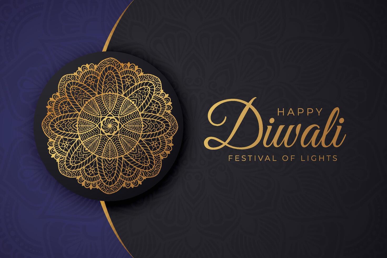 diwali - Indisch festival van lichten, ontwerp sjabloon voor ansichtkaarten, uitnodigingen, groet kaarten, affiches, flyers, achtergrond en banier ontwerpen. vector