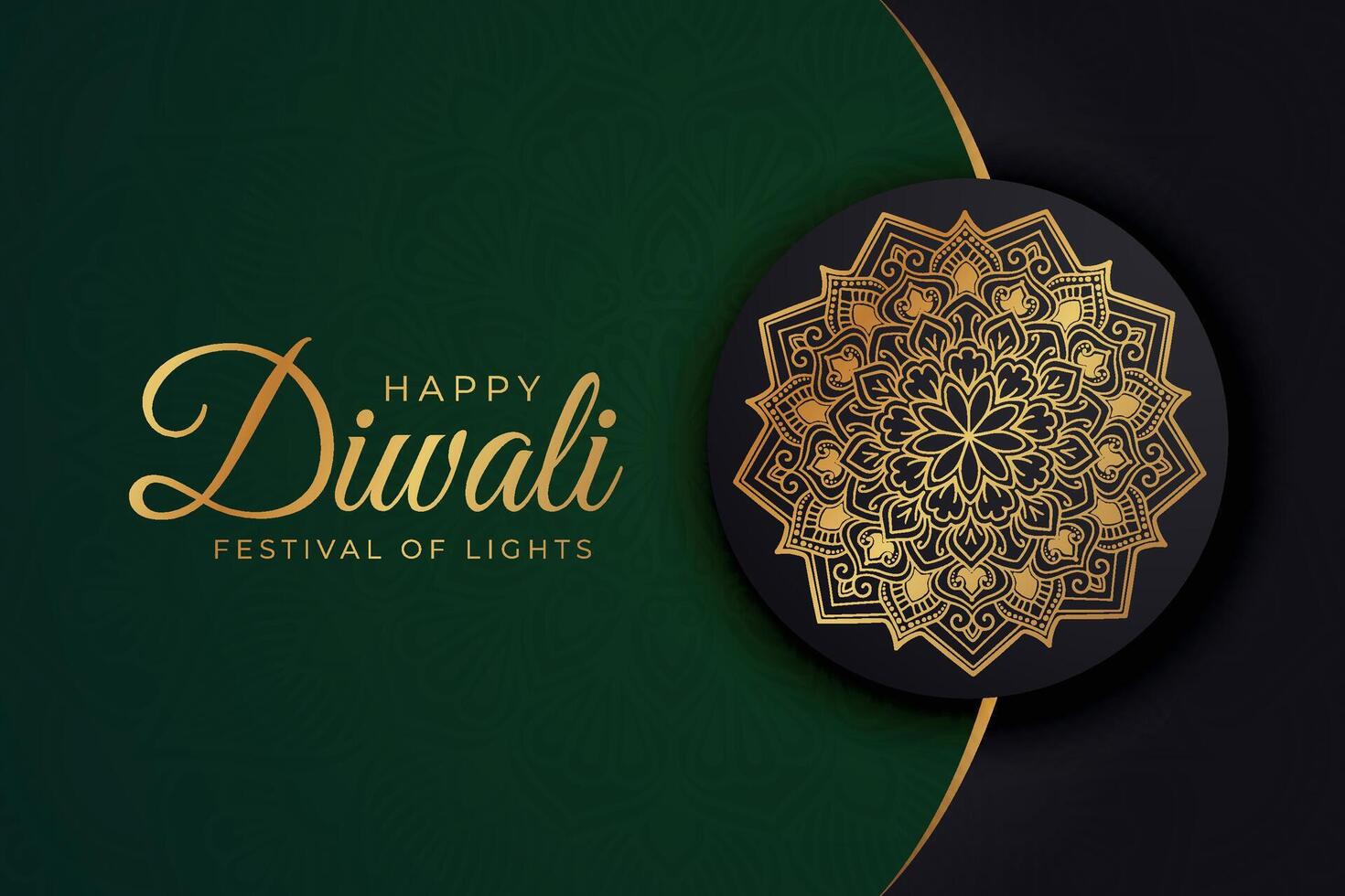 diwali - Indisch festival van lichten, ontwerp sjabloon voor ansichtkaarten, uitnodigingen, groet kaarten, affiches, flyers, achtergrond en banier ontwerpen. vector