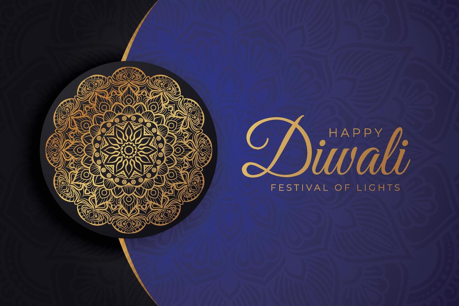 diwali - Indisch festival van lichten, ontwerp sjabloon voor ansichtkaarten, uitnodigingen, groet kaarten, affiches, flyers, achtergrond en banier ontwerpen. vector