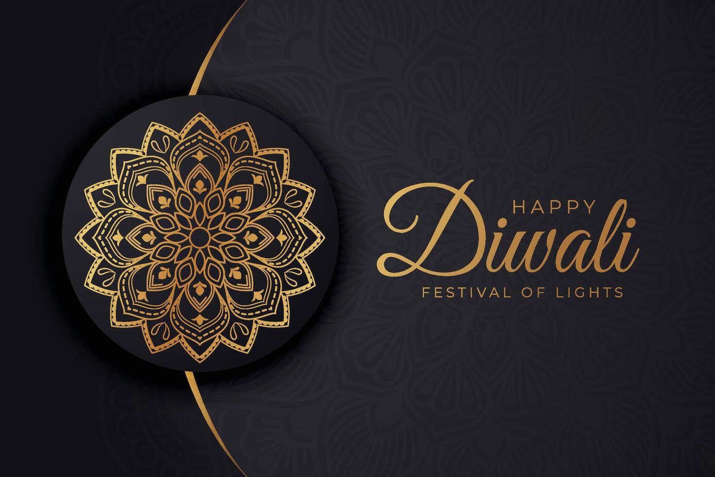 diwali - Indisch festival van lichten, ontwerp sjabloon voor ansichtkaarten, uitnodigingen, groet kaarten, affiches, flyers, achtergrond en banier ontwerpen. vector