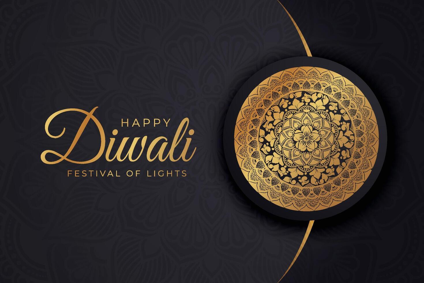 diwali - Indisch festival van lichten, ontwerp sjabloon voor ansichtkaarten, uitnodigingen, groet kaarten, affiches, flyers, achtergrond en banier ontwerpen. vector