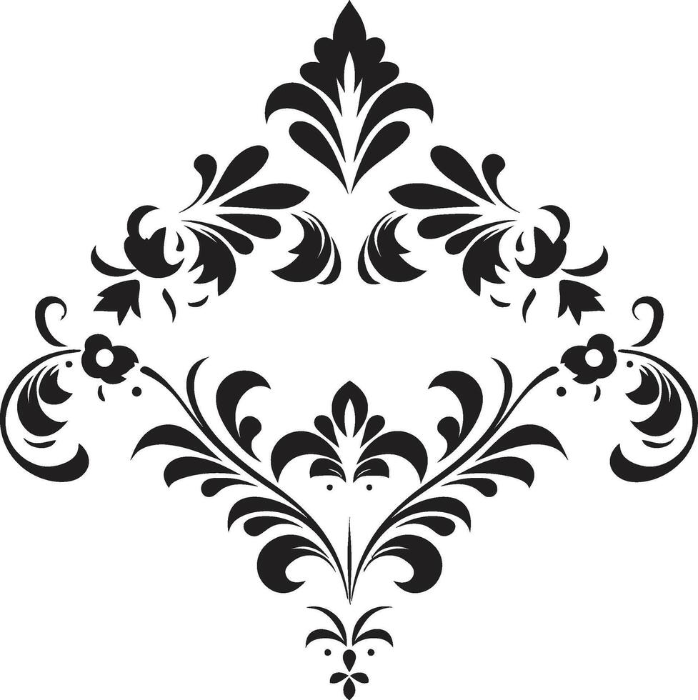 klassiek charme elegant wijnoogst Europese grens logo in monochroom erfgoed tinten chique embleem met zwart Europese grens ontwerp vector