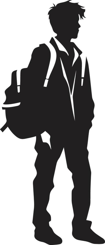 edele kennis vector zwart icoon voor volbracht mannetje studenten strategisch geleerde zwart logo ontwerp voor doel gedreven mannetje studenten