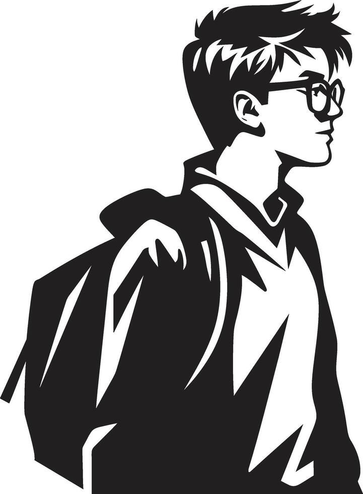 eduelite embleem dynamisch vector zwart logo voor hoog bereiken mannetje studenten leerzaam eminentie zwart logo ontwerp voor onderscheiden mannetje studenten