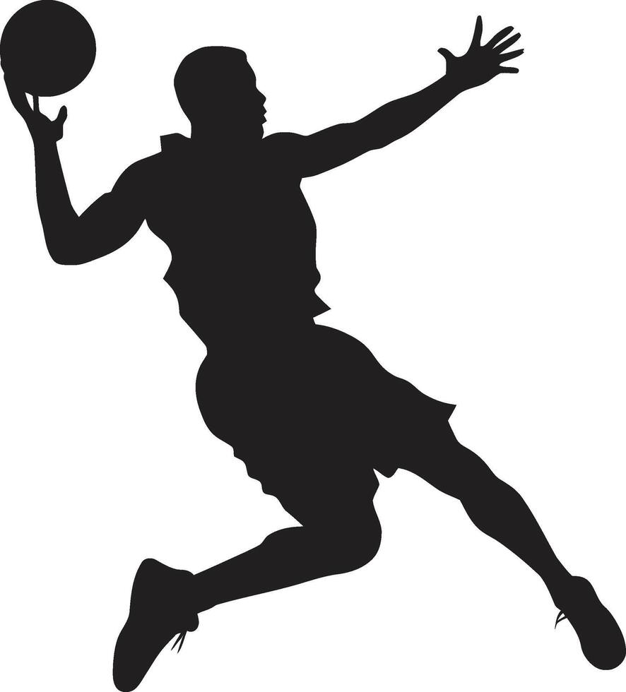 antenne trouw dunk vector icoon voor hoepel toegewijden lucht piek basketbal speler dunk vector voor stijgende dunkers