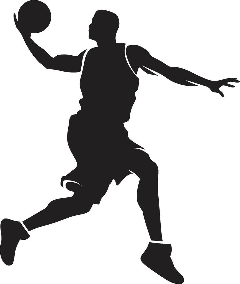 rand mijmering vector icoon voor droomachtige dompelen dunk dynastie gedecodeerd basketbal speler vector logo geheimen