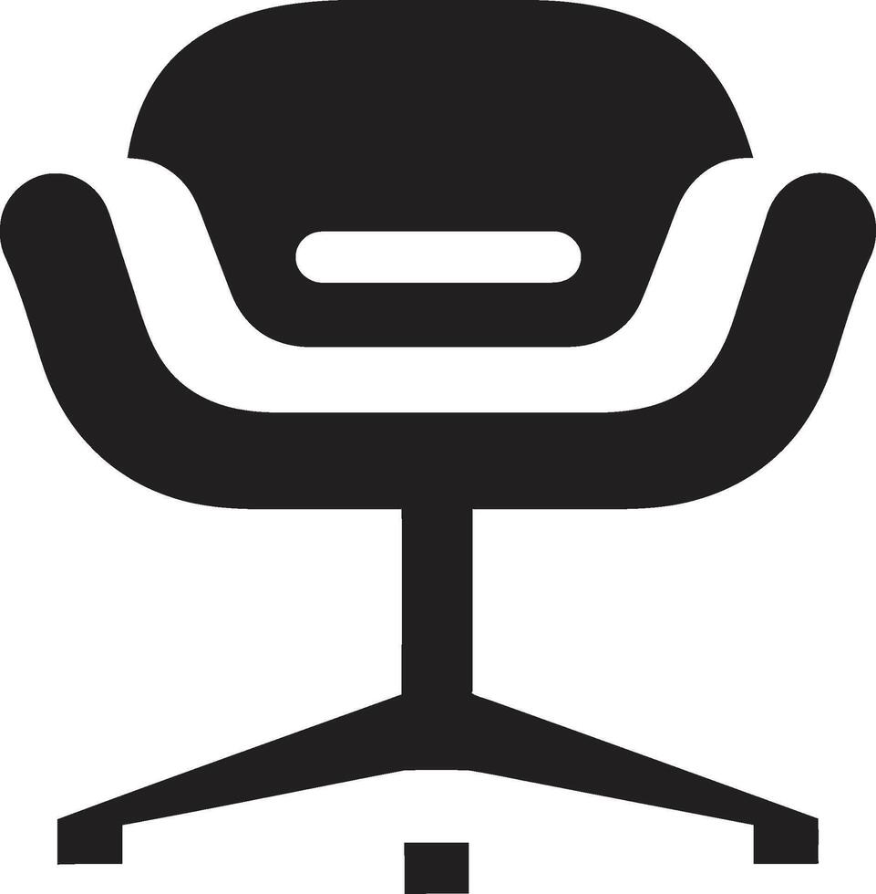 rustig trends insigne vector ontwerp voor modieus lounge stoel icoon stedelijk elegantie kam elegant stoel icoon in vector logo voor ontspanning