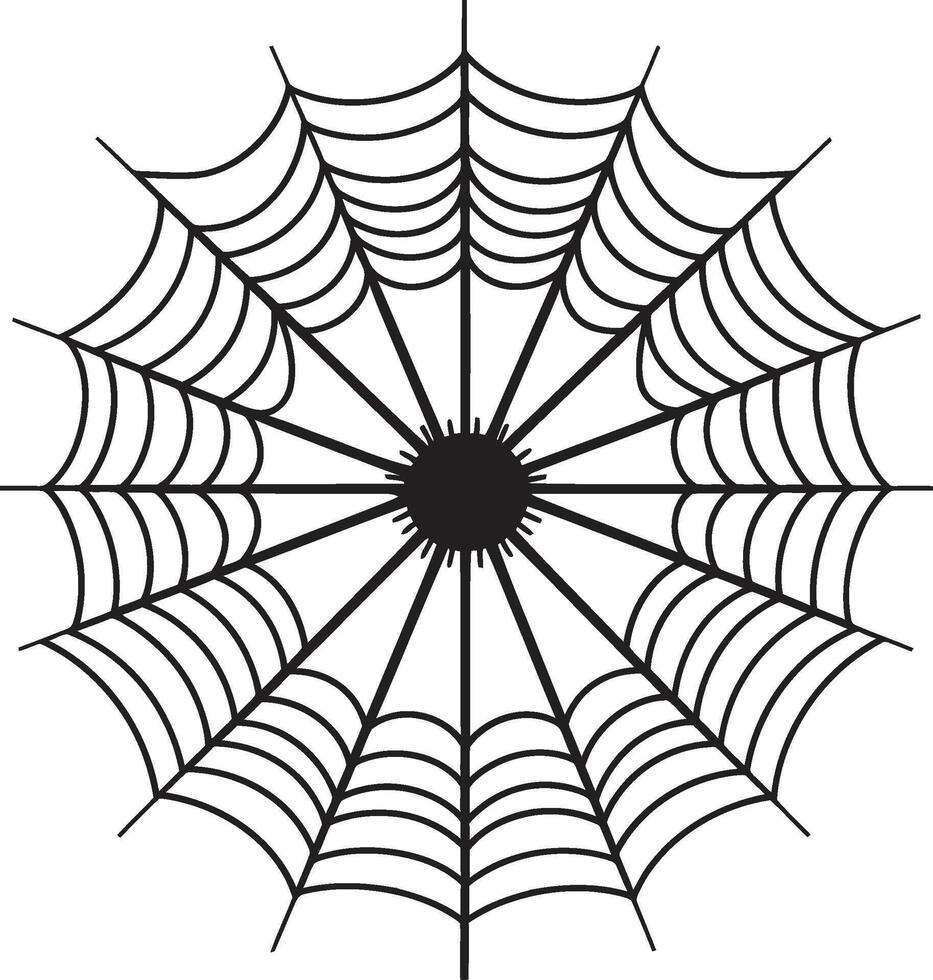 Arachno kunst kam spin met spin web icoon in creatief vector web krijger insigne dynamisch spin logo voor krachtig branding