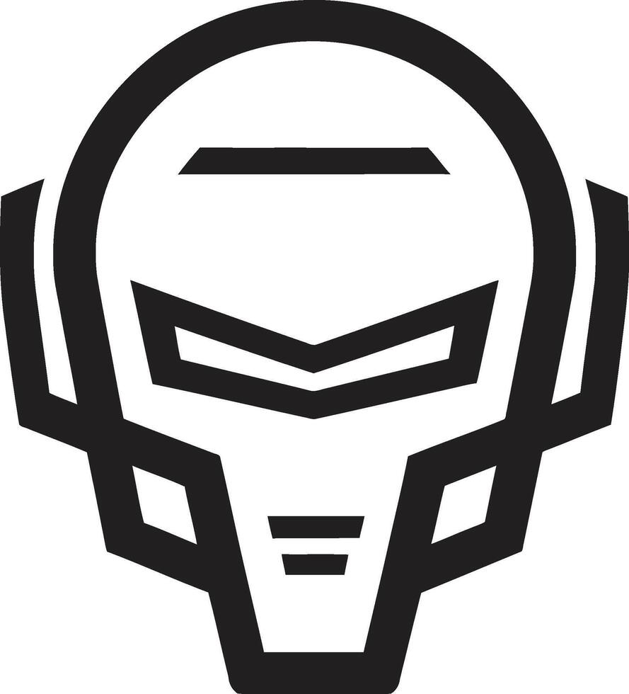 zak- vriend kam miniatuur robot logo voor compact verbindingen byte formaat bot insigne aanbiddelijk robot vector icoon voor babbelen bijstand
