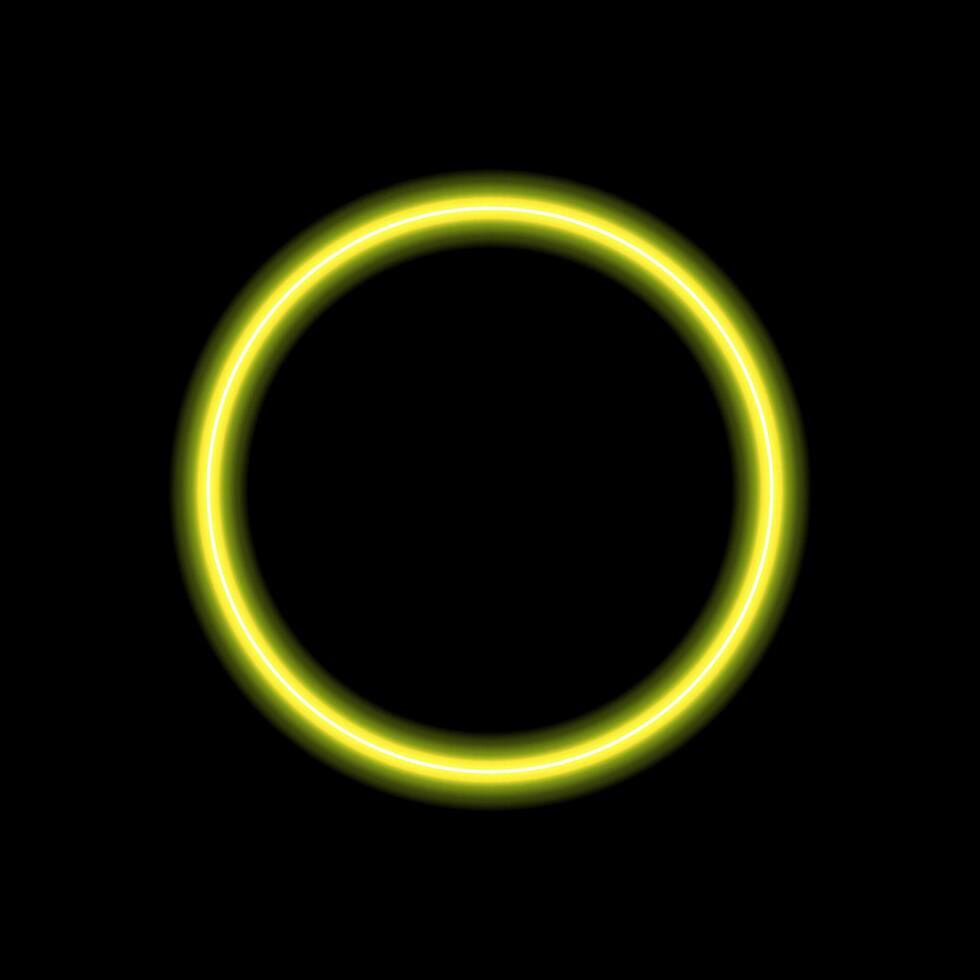 abstract cirkel neon achtergrond vector