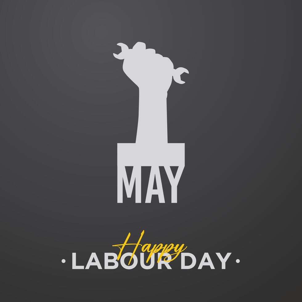 1e mei gelukkig Internationale arbeid dag vector