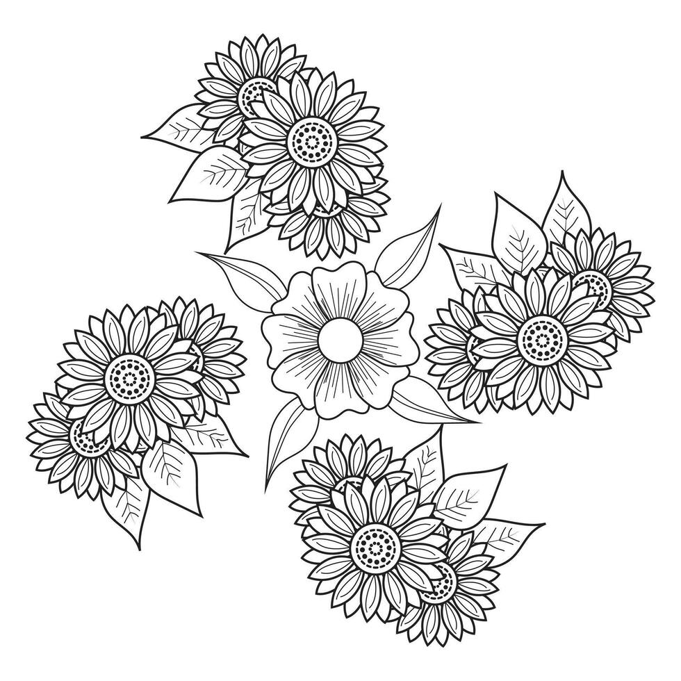 creatief uniek bloem bloemen vector eps mandala patronen voor vrij downloaden