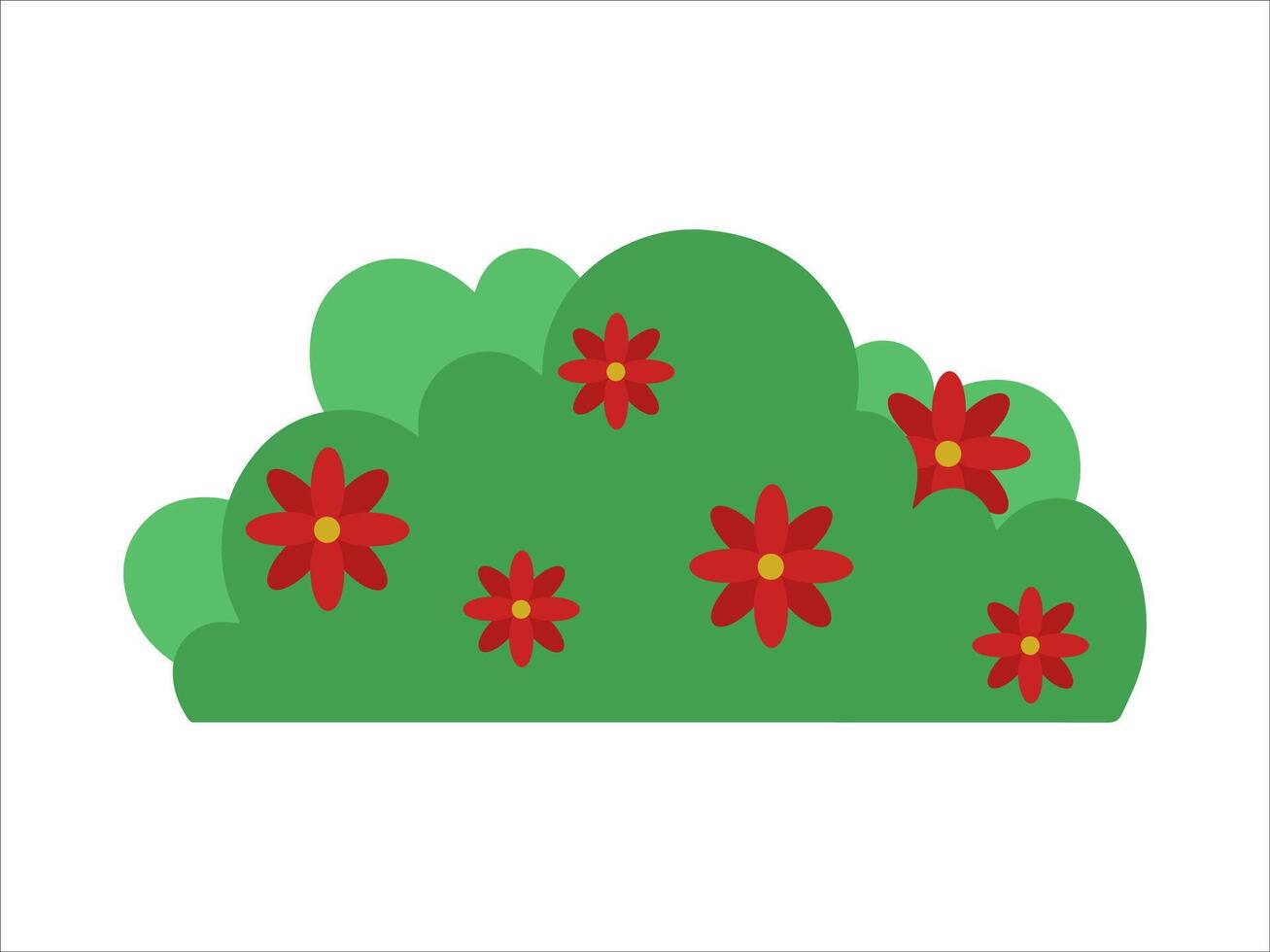 gras met bloemen achtergrond illustratie vector