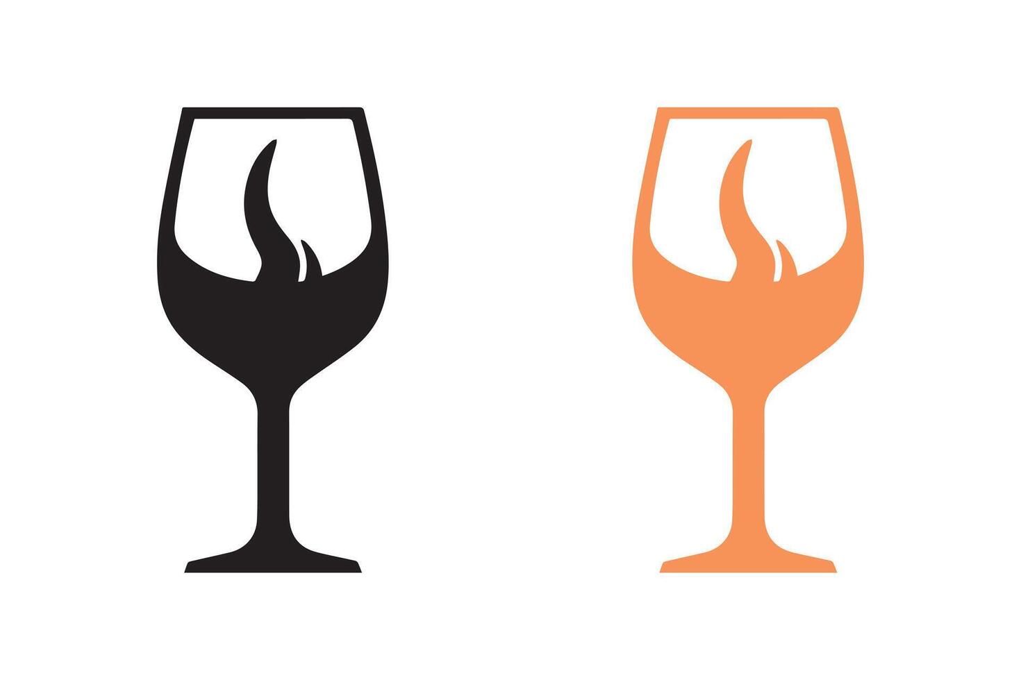 drankjes icoon over- wit achtergrond, silhouet en vlak stijl concept. vector illustratie
