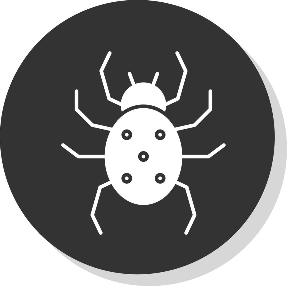 spin glyph grijs cirkel icoon vector