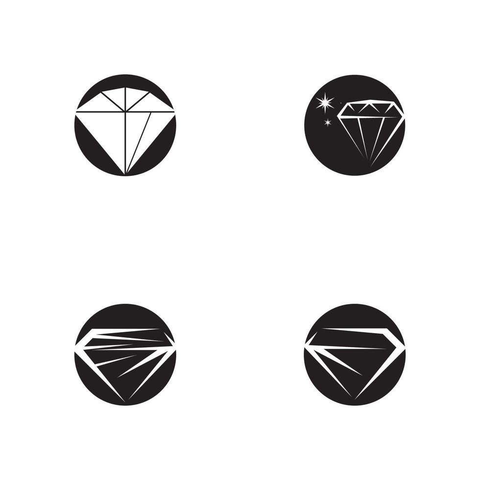 diamant pictogram en symbool vectorillustratie vector