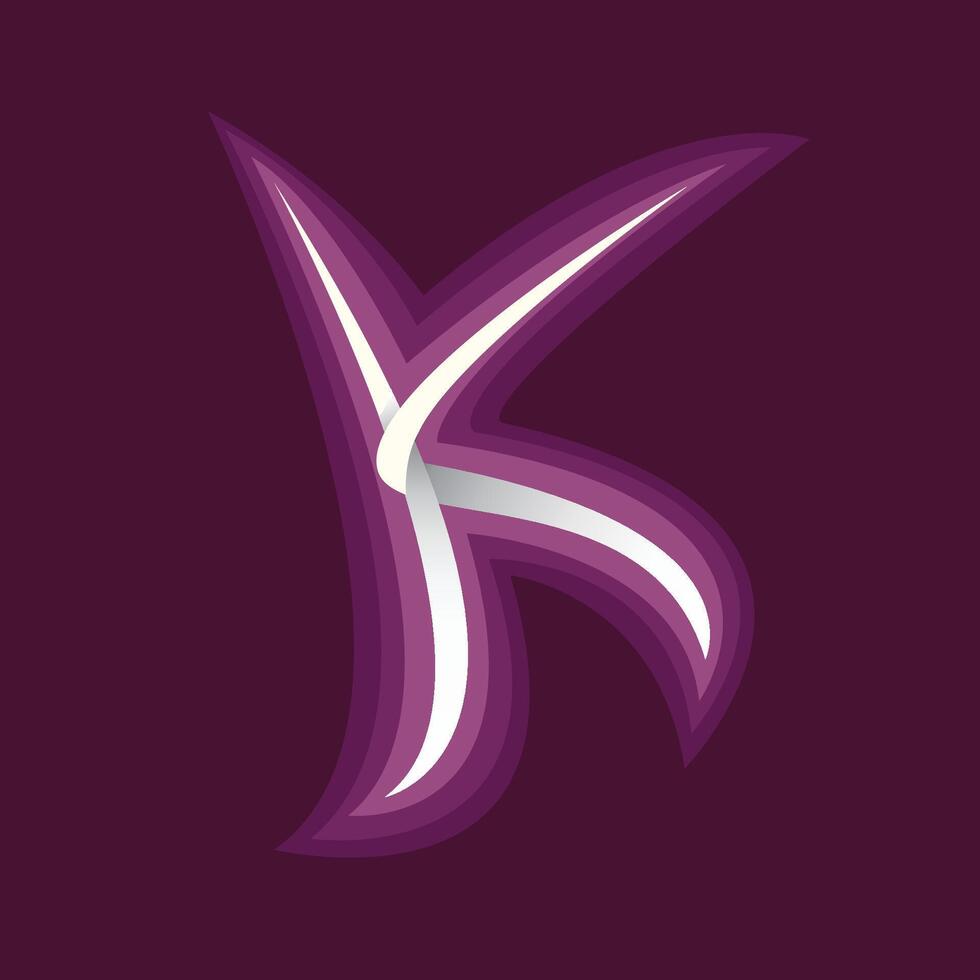 k logo ontwerp illustratie vector