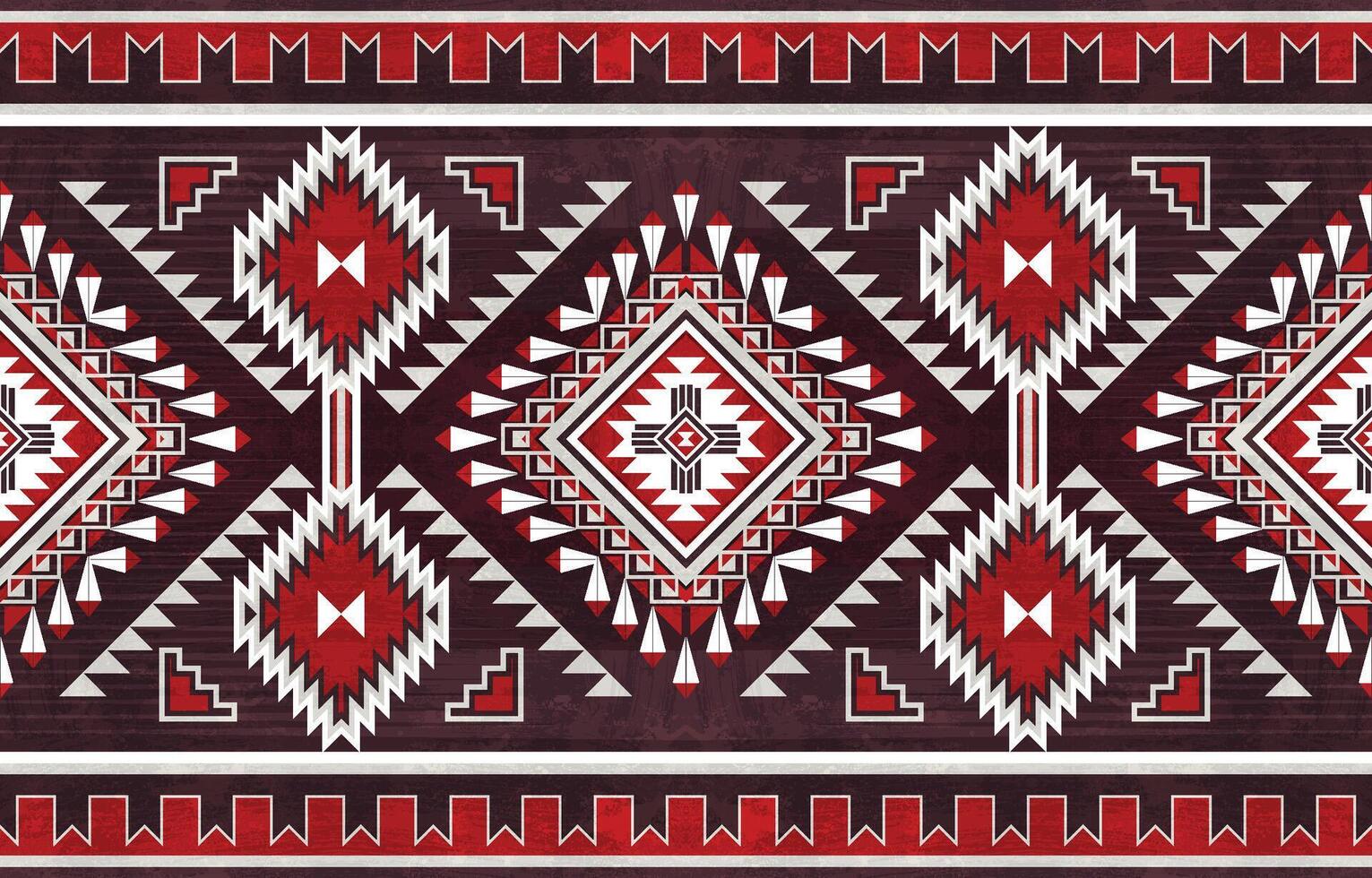 inheems Amerikaans Indisch ornament patroon meetkundig etnisch textiel structuur tribal aztec patroon Navajo Mexicaans kleding stof naadloos decoratie mode vector