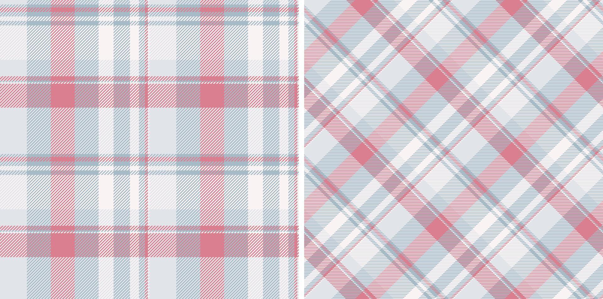 naadloos patroon controleren van kleding stof achtergrond met een structuur Schotse ruit plaid textiel. reeks in bruiloft kleuren. rijk en Koninklijk mode keuzes. vector