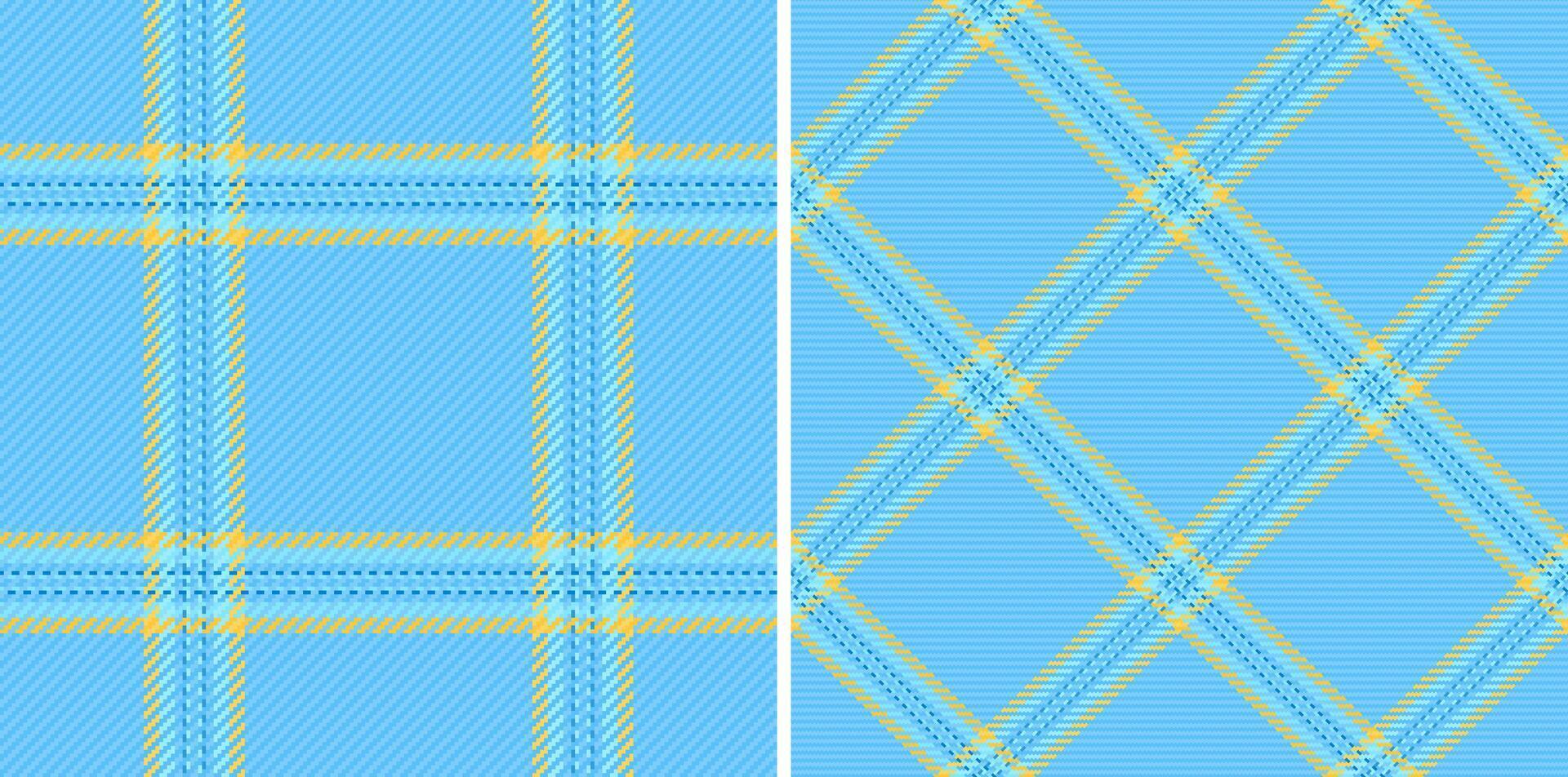 patroon Schotse ruit naadloos van achtergrond kleding stof met een structuur controleren plaid textiel. vector