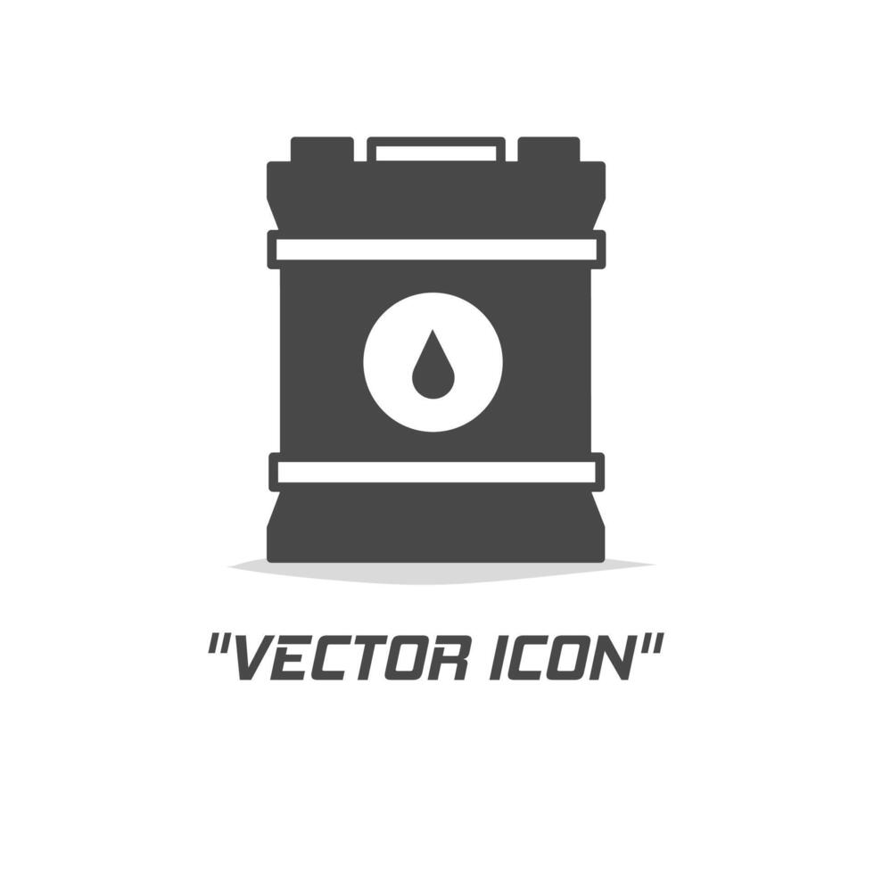 olie vat illustratie icoon. sjabloon illustratie ontwerp voor bedrijf. vector
