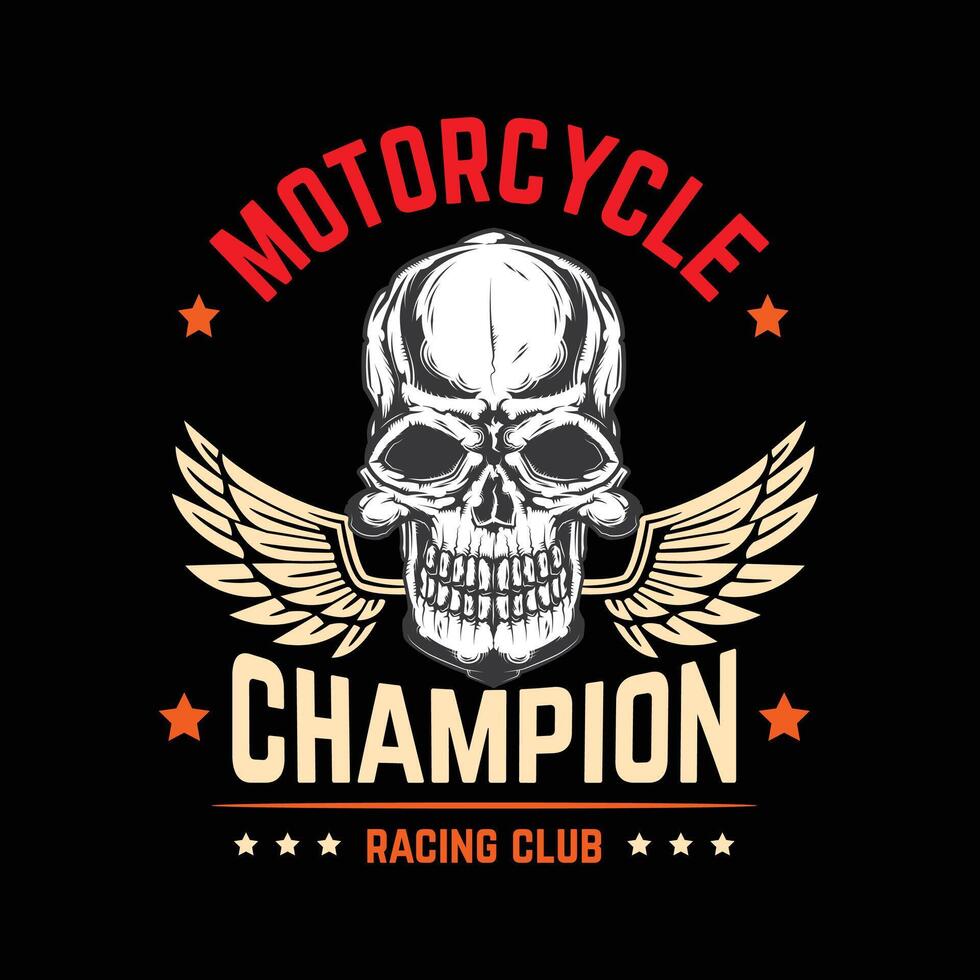 Op maat motorfiets fietser mode typografie extreem racing club t-shirt kleding stempel, sticker embleem, typografie afdrukken, kleding stof lap. gotisch kalligrafie. Californië hipster retro insigne wijnoogst vector