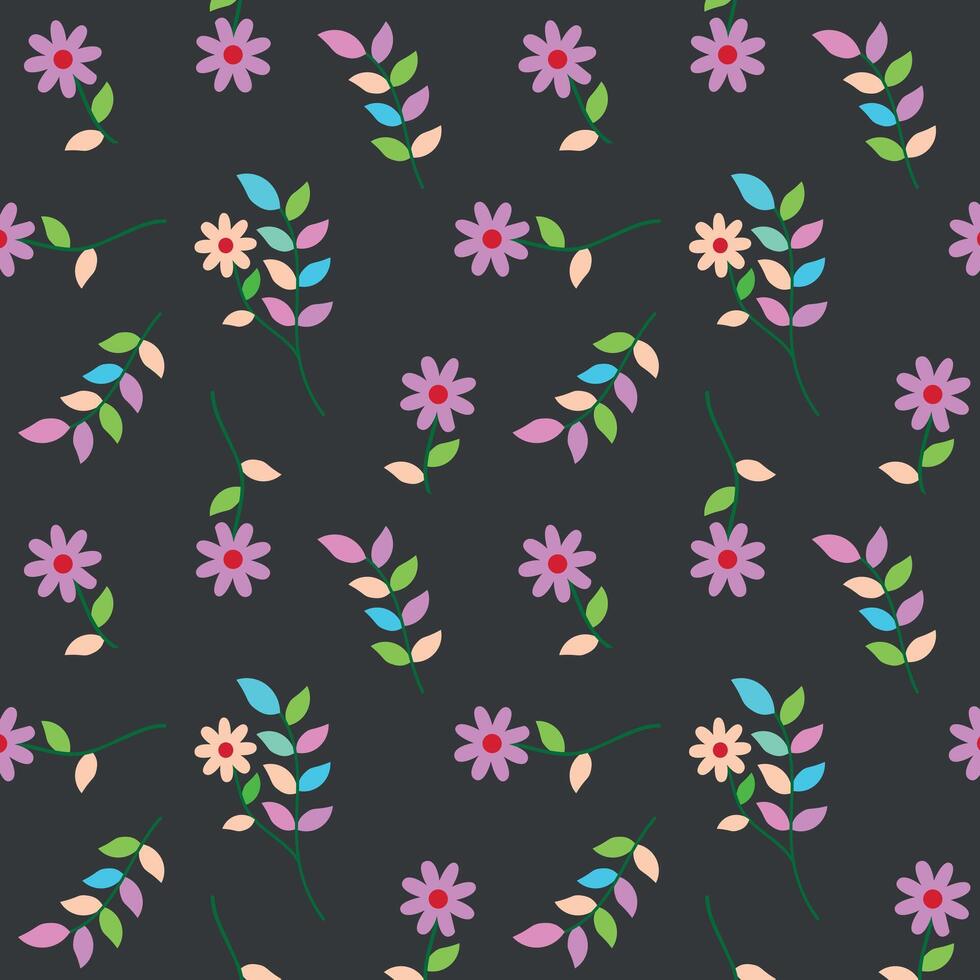 modieus patroon met klein bloemen. bloemen naadloos achtergrond voor textiel, stoffen, dekt, achtergronden, afdrukken, geschenk omhulsel en scrapbooken. vector