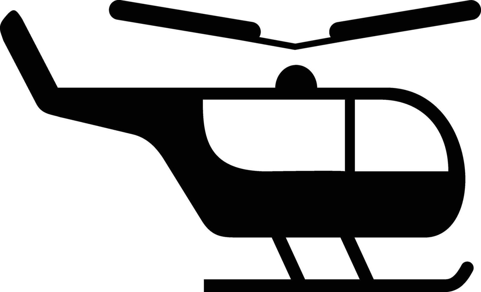 heliport of helikopter vervoer faciliteit iso symbool vector