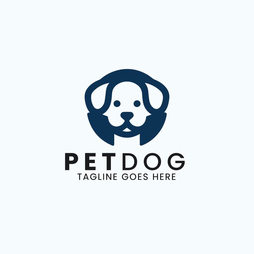 logo ontwerp voor dierenverzorging vector