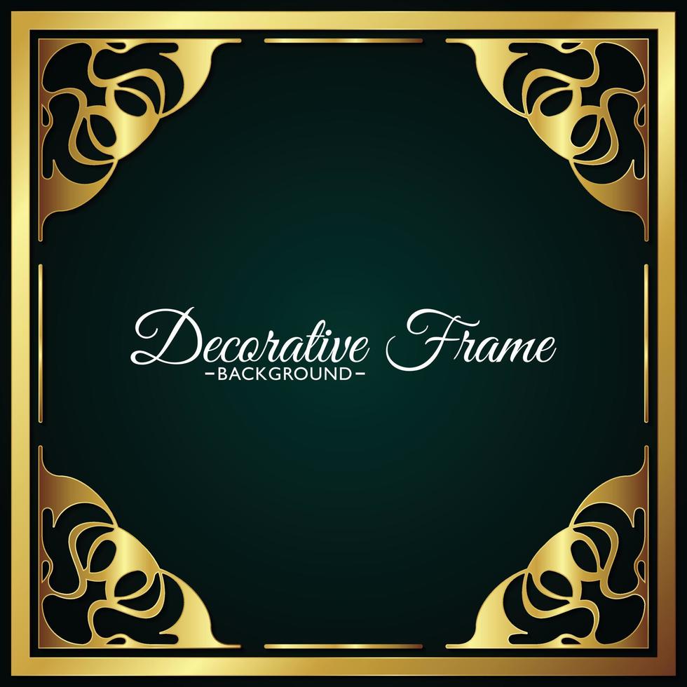 elegante decoratieve frame ontwerp achtergrond vector